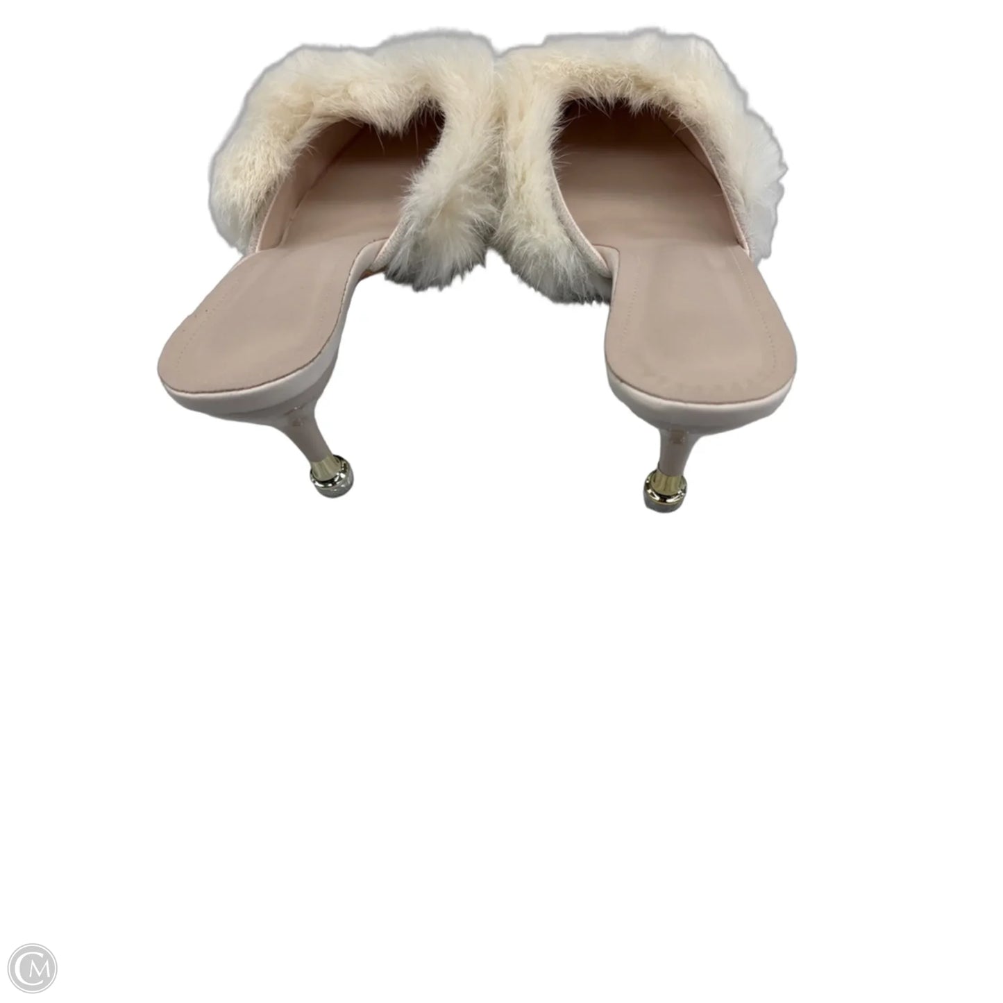 Shoes Heels Kitten By Clothes Mentor In Cream, Size: 10