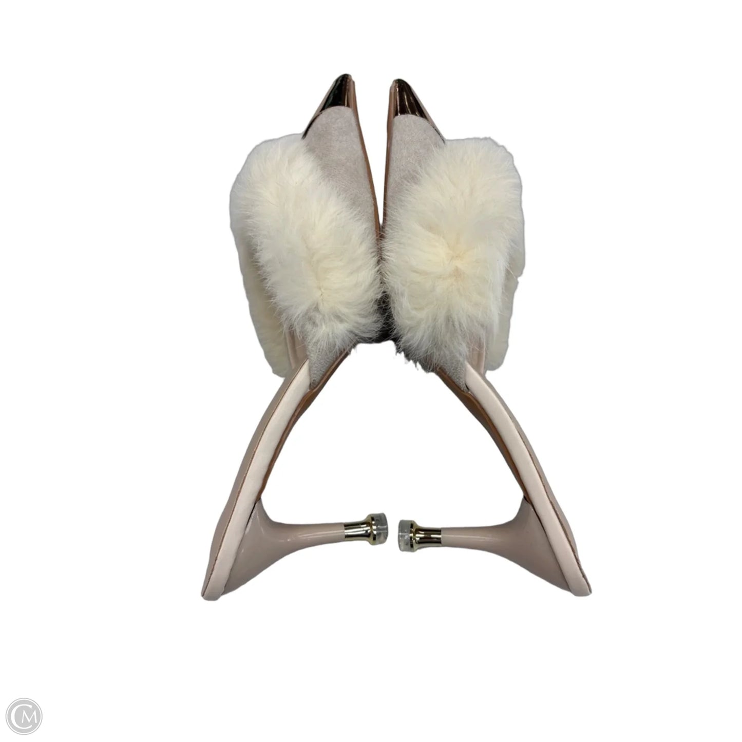 Shoes Heels Kitten By Clothes Mentor In Cream, Size: 10