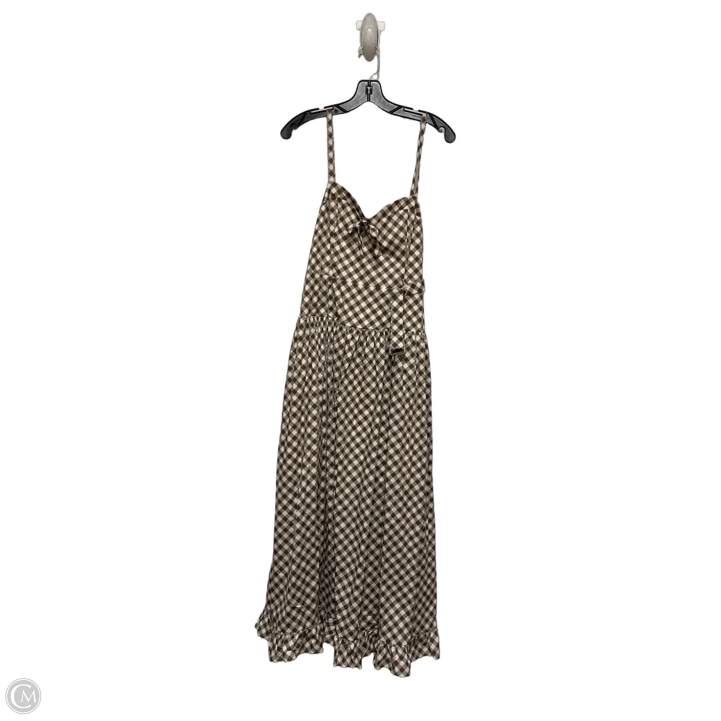 Dress Casual Midi By Rachel Roy In Checkered Pattern, Size: Xl