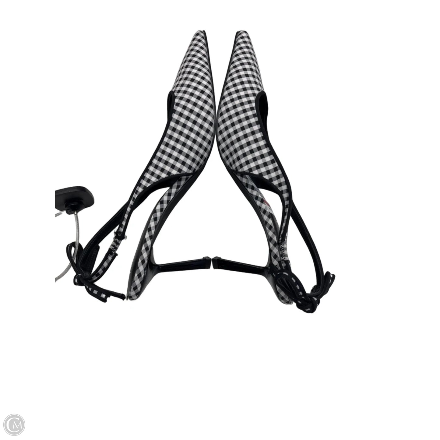 Shoes Heels Kitten By Madden Girl In Checkered Pattern, Size: 11