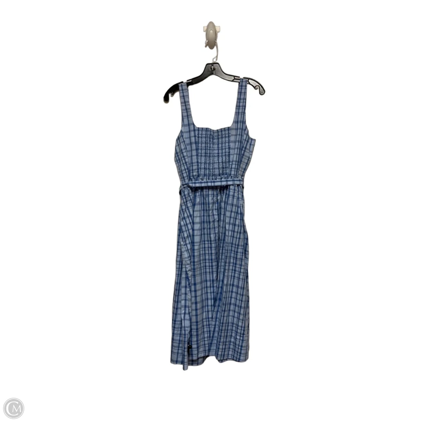 Dress Casual Midi By Free Assembly In Plaid Pattern, Size: L