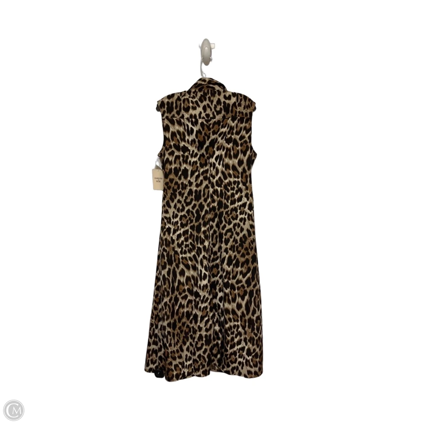 Dress Casual Midi By Clothes Mentor In Animal Print, Size: L