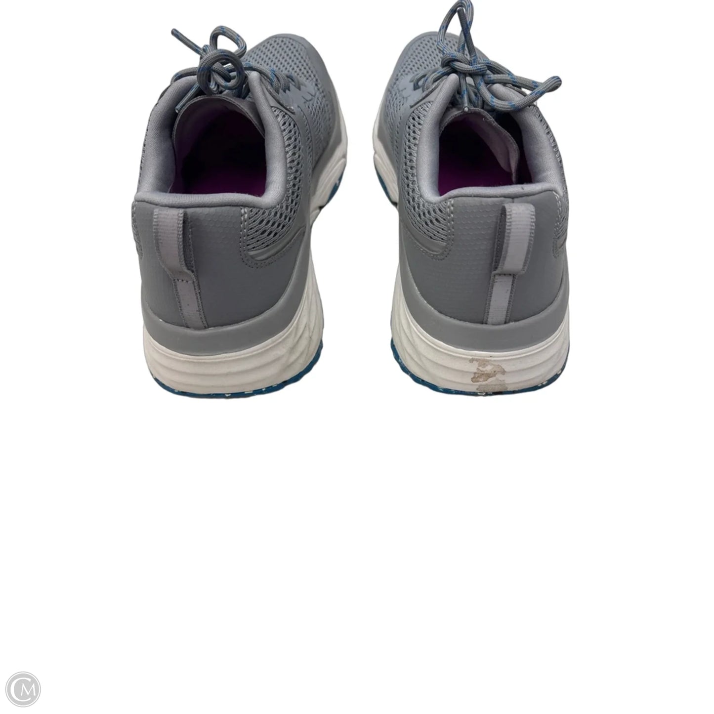 Shoes Athletic By Skechers In Blue & Grey, Size: 8