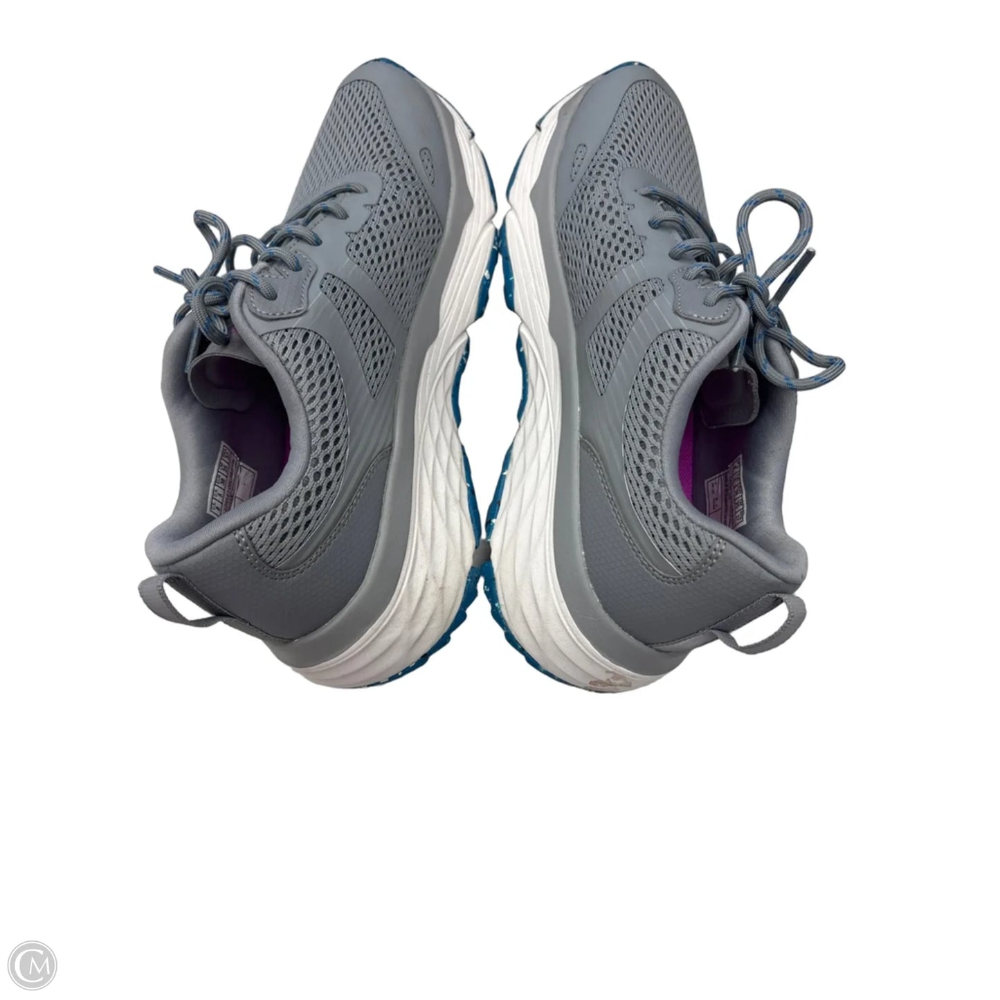 Shoes Athletic By Skechers In Blue & Grey, Size: 8