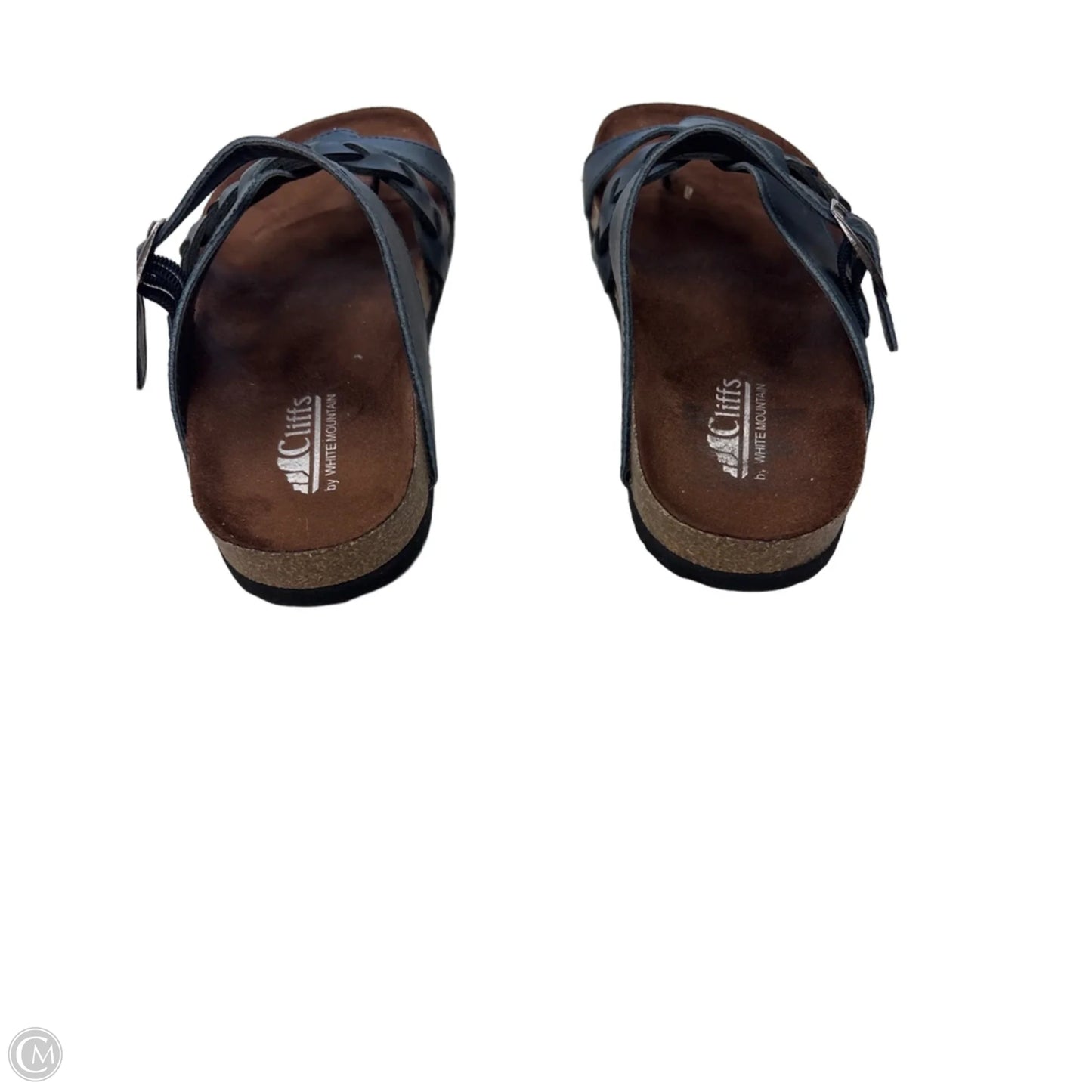 Sandals Flats By Cliffs By White Mountain In Blue, Size: 6.5