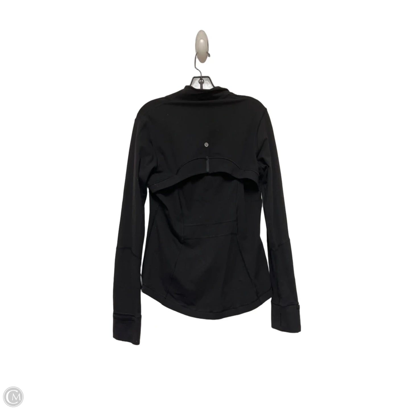Athletic Jacket By Lululemon In Black, Size: 10