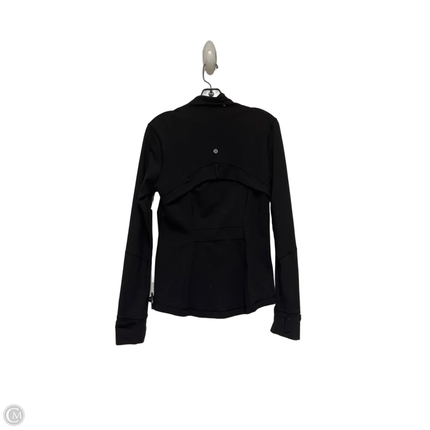 Athletic Jacket By Lululemon In Black, Size: 8