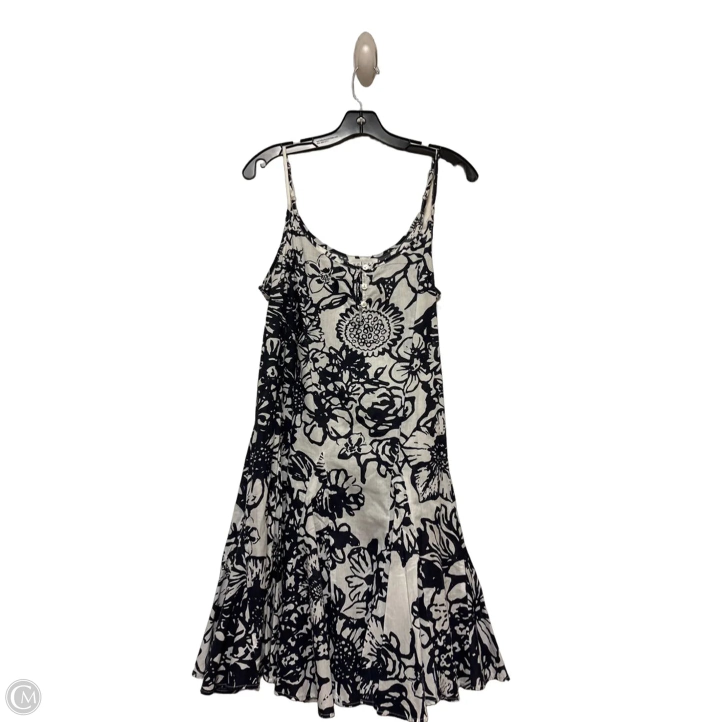 Dress Casual Short By Velvet In Black & White, Size: M