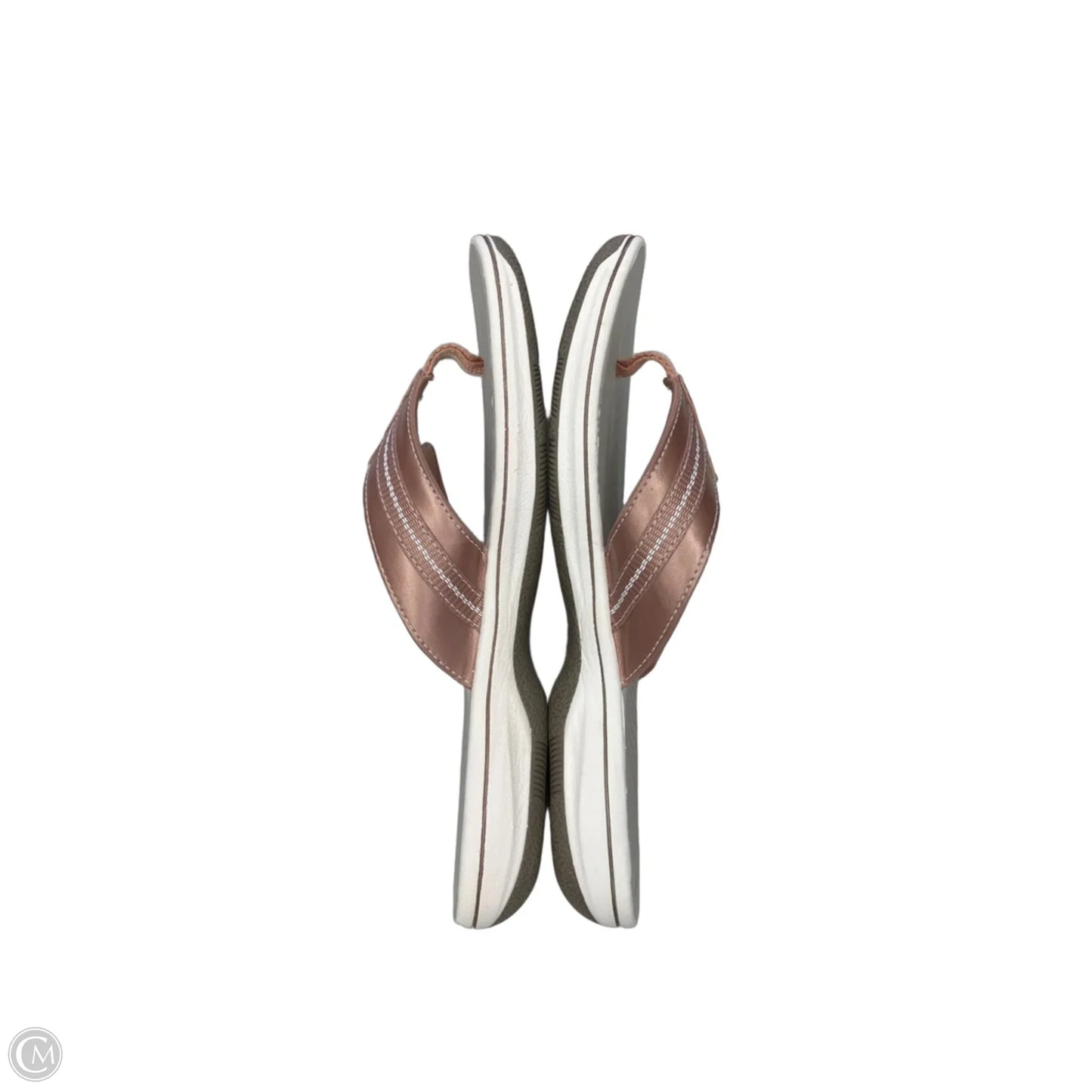 Sandals Flats By Clarks In Pink, Size: 8