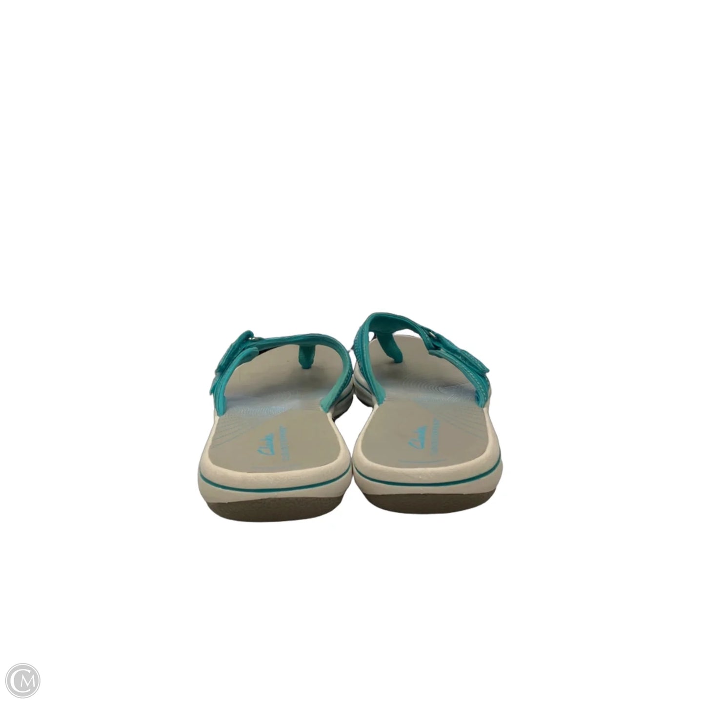 Sandals Flats By Clarks In Blue, Size: 8