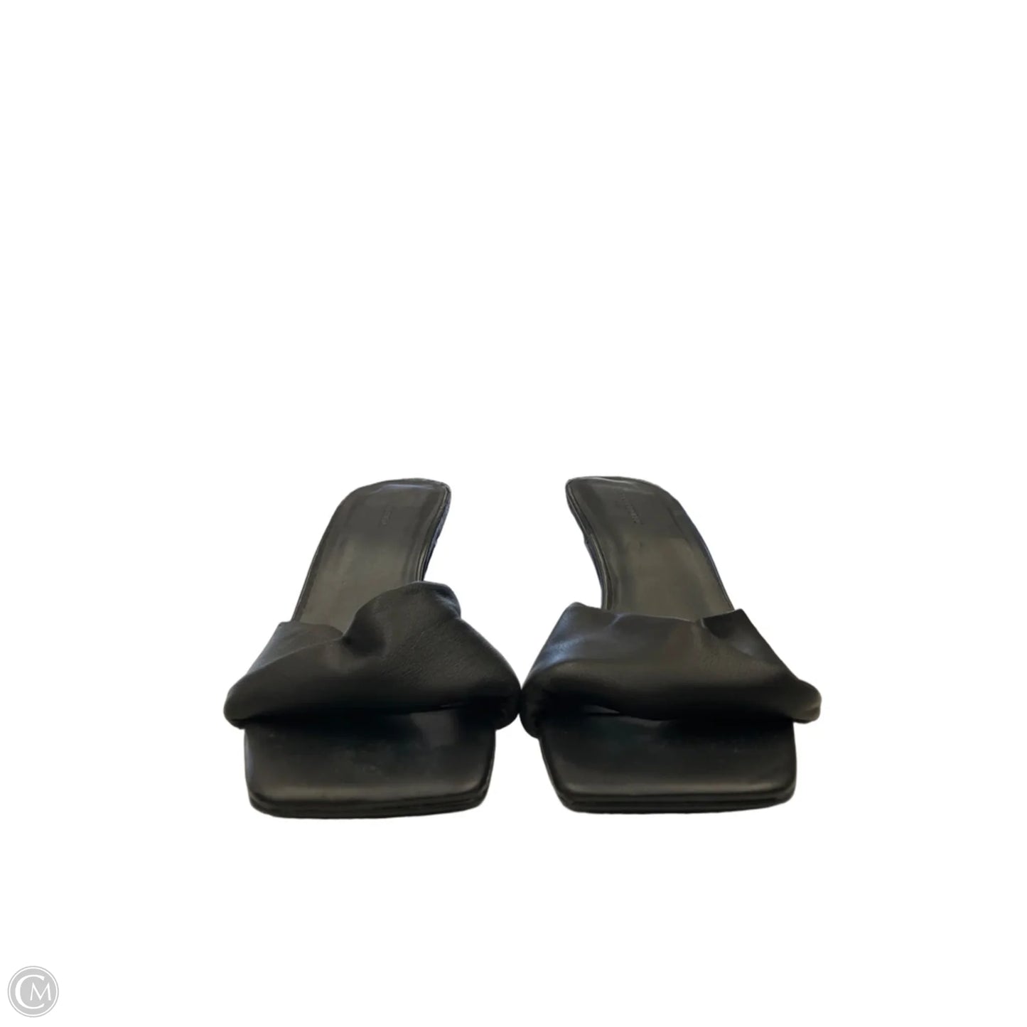 Sandals Heels Kitten By Banana Republic In Black, Size: 9