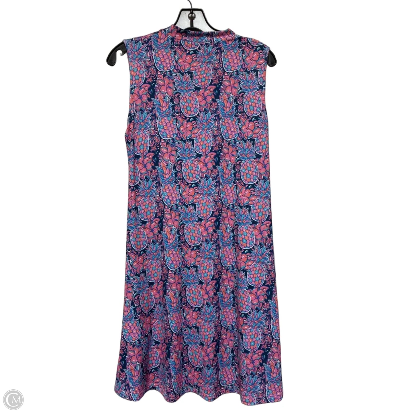 Dress Casual Short By Simply Southern In Blue & Pink, Size: S