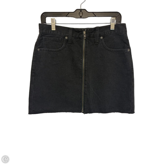 Skirt Mini & Short By Madewell In Black Denim, Size: 6