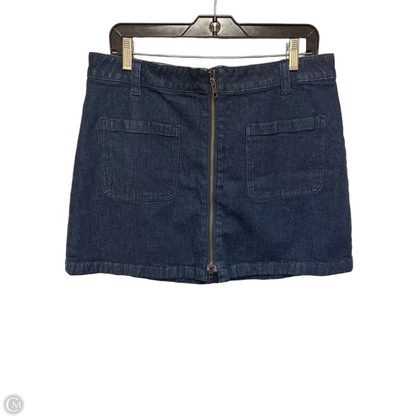 Skirt Mini & Short By Madewell In Blue Denim, Size: 10