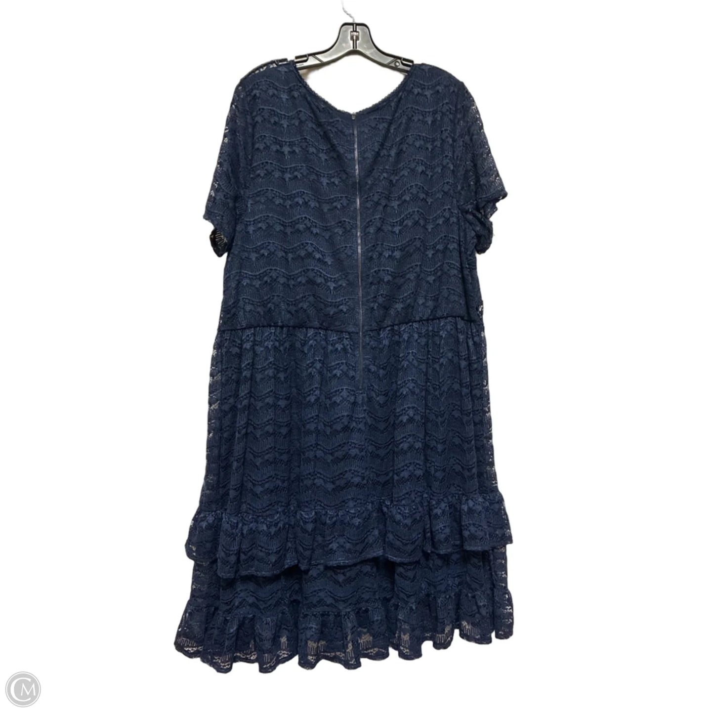 Dress Casual Short By Lane Bryant In Blue, Size: 3x
