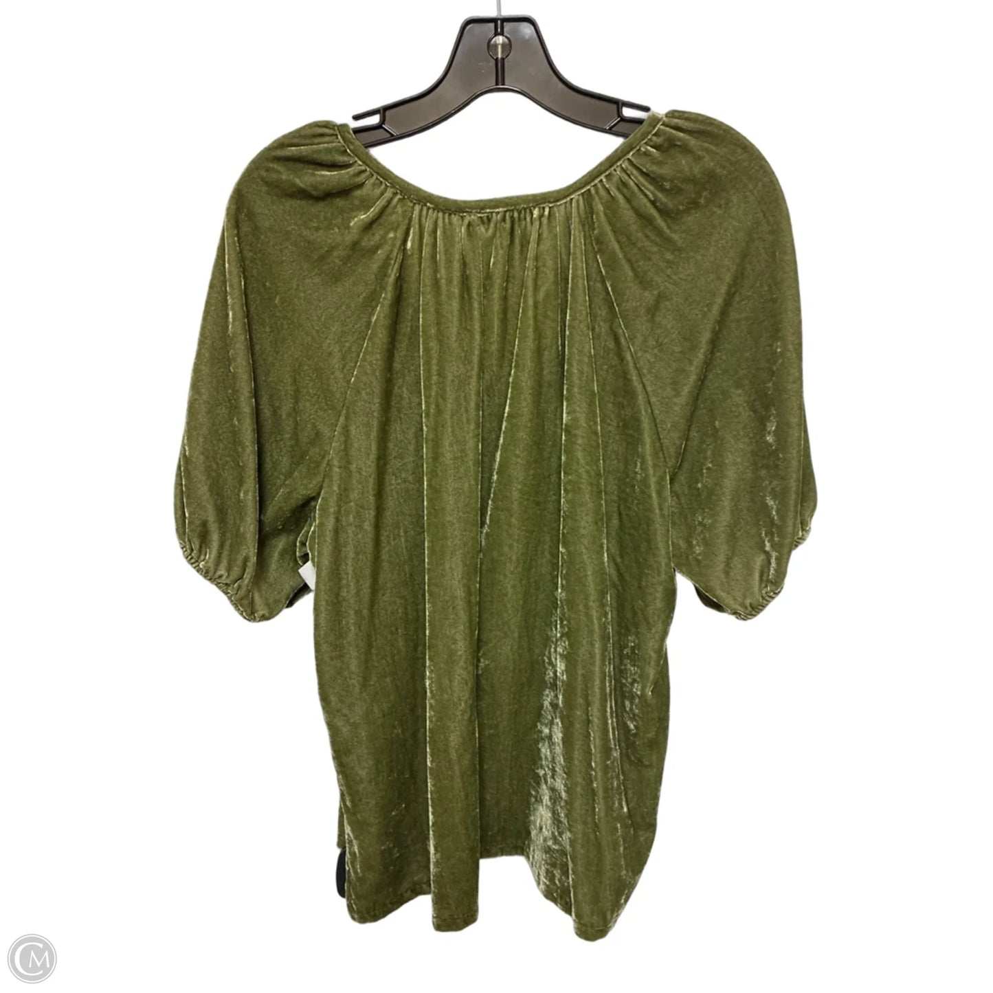 Top Short Sleeve By Daniel Rainn In Green, Size: L