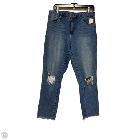 Jeans Straight By Articles Of Society In Blue Denim, Size: 8