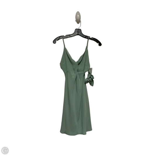 Dress Casual Short By Abercrombie And Fitch In Green, Size: Xs