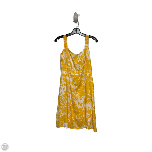 Dress Casual Short By Gap In White & Yellow, Size: Xs