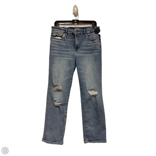 Jeans Straight By Good American In Blue Denim, Size: 12