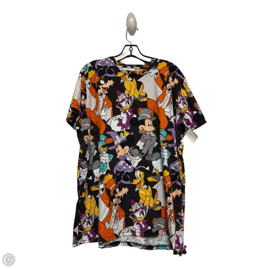 Top Short Sleeve Basic By Disney In Multi-colored, Size: 2x