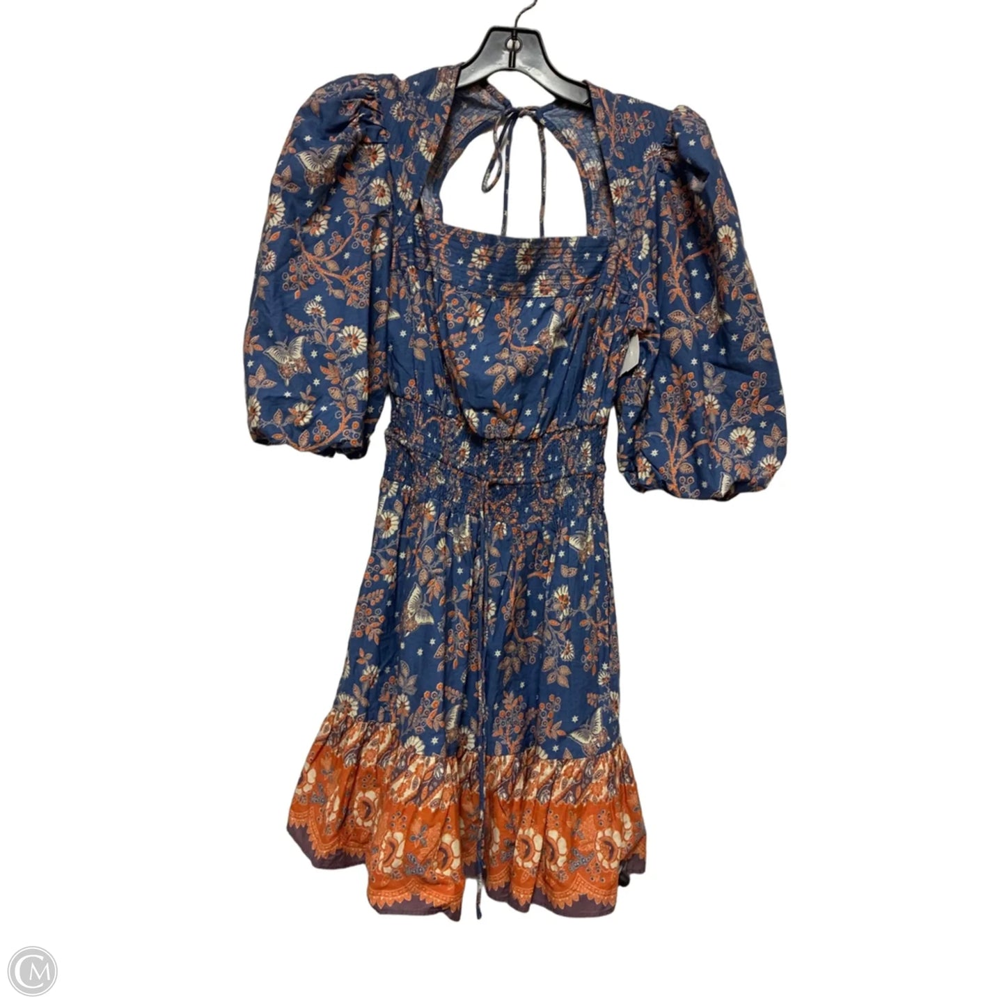 Dress Casual Short By House Of Harlow In Blue & Orange, Size: S