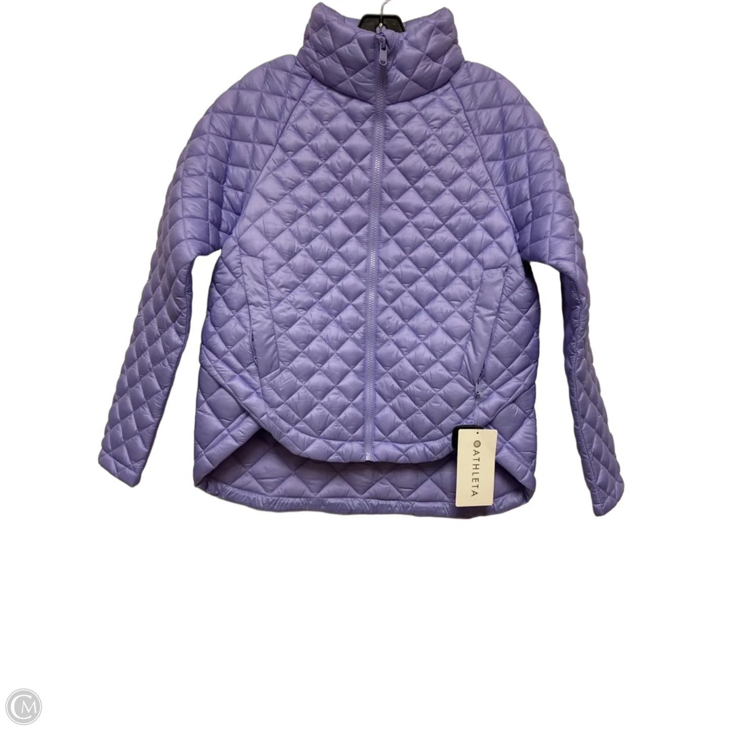 Jacket Puffer & Quilted By Athleta In Purple, Size: Xs