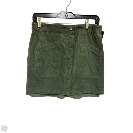 Skirt Mini & Short By Bcbgmaxazria In Green, Size: M