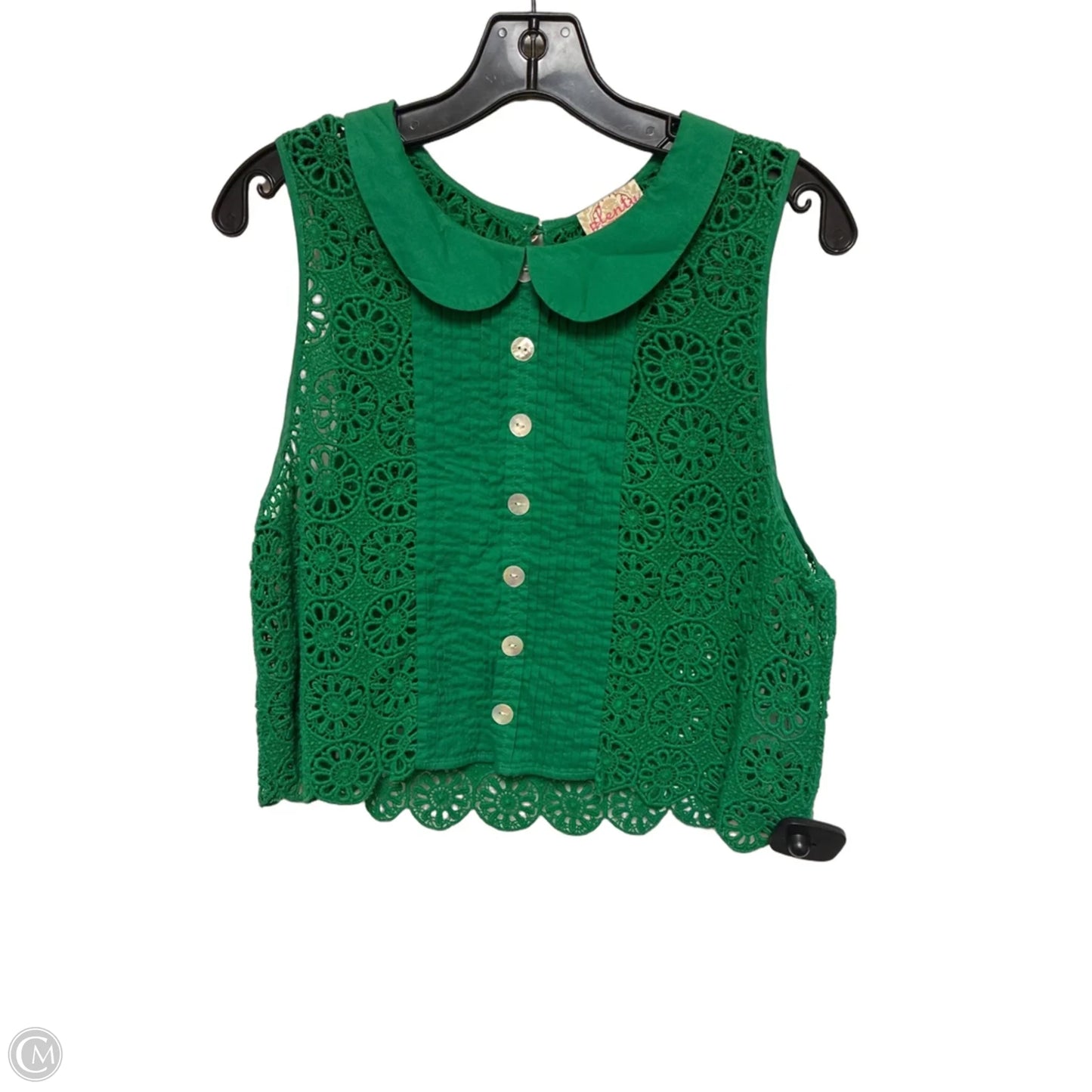 Top Sleeveless By Tracy Reese In Green, Size: M