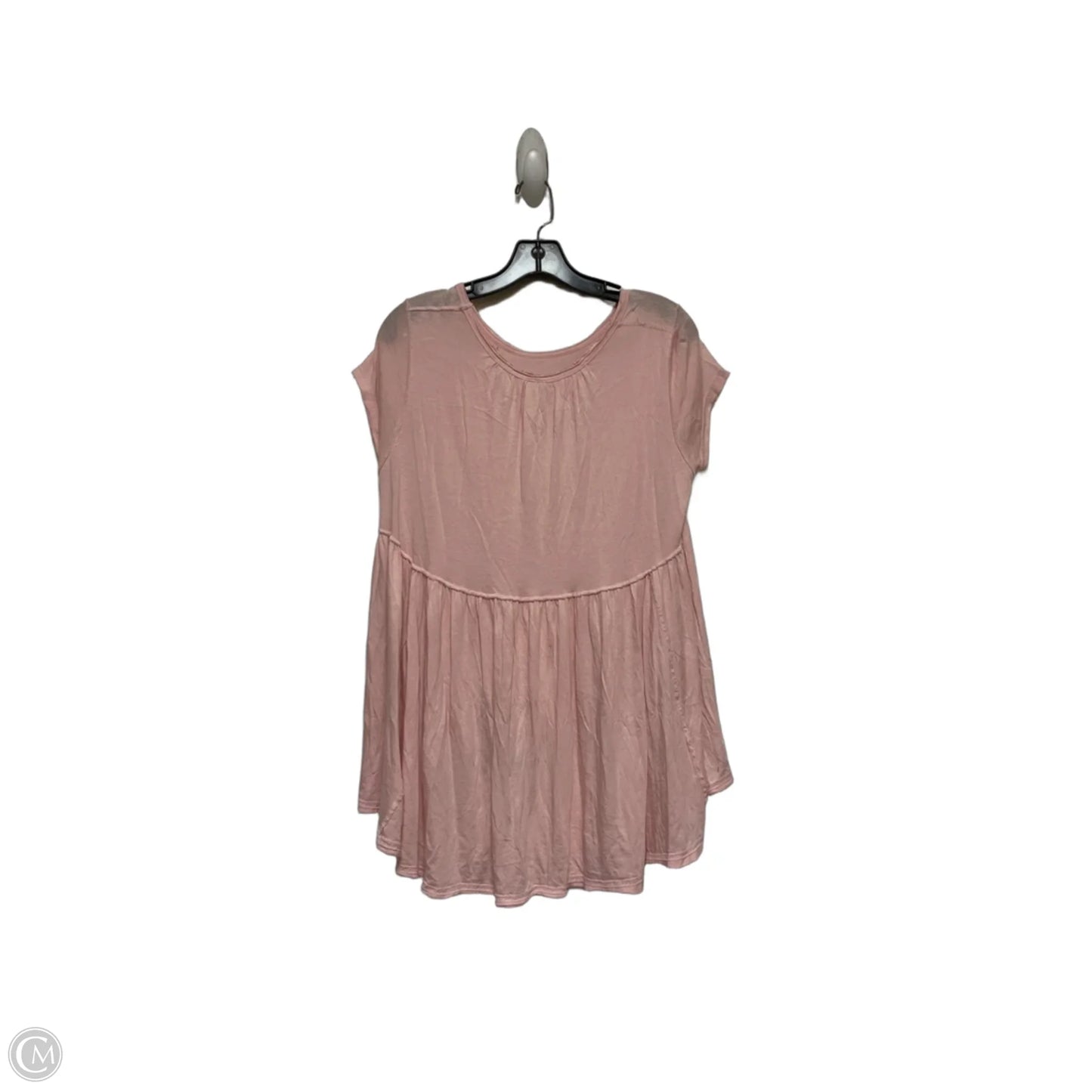Top Short Sleeve By We The Free In Pink, Size: Xs
