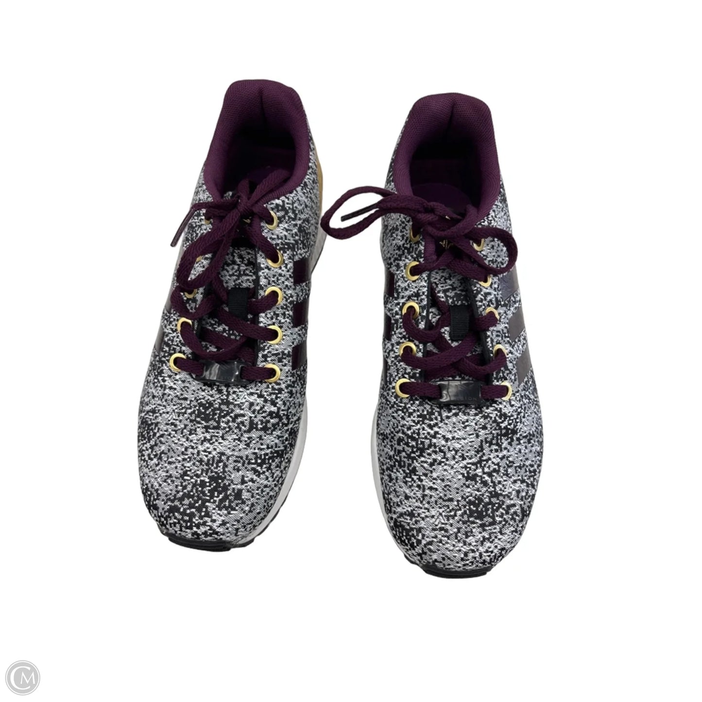 Shoes Sneakers By Adidas In Grey & Purple, Size: 6