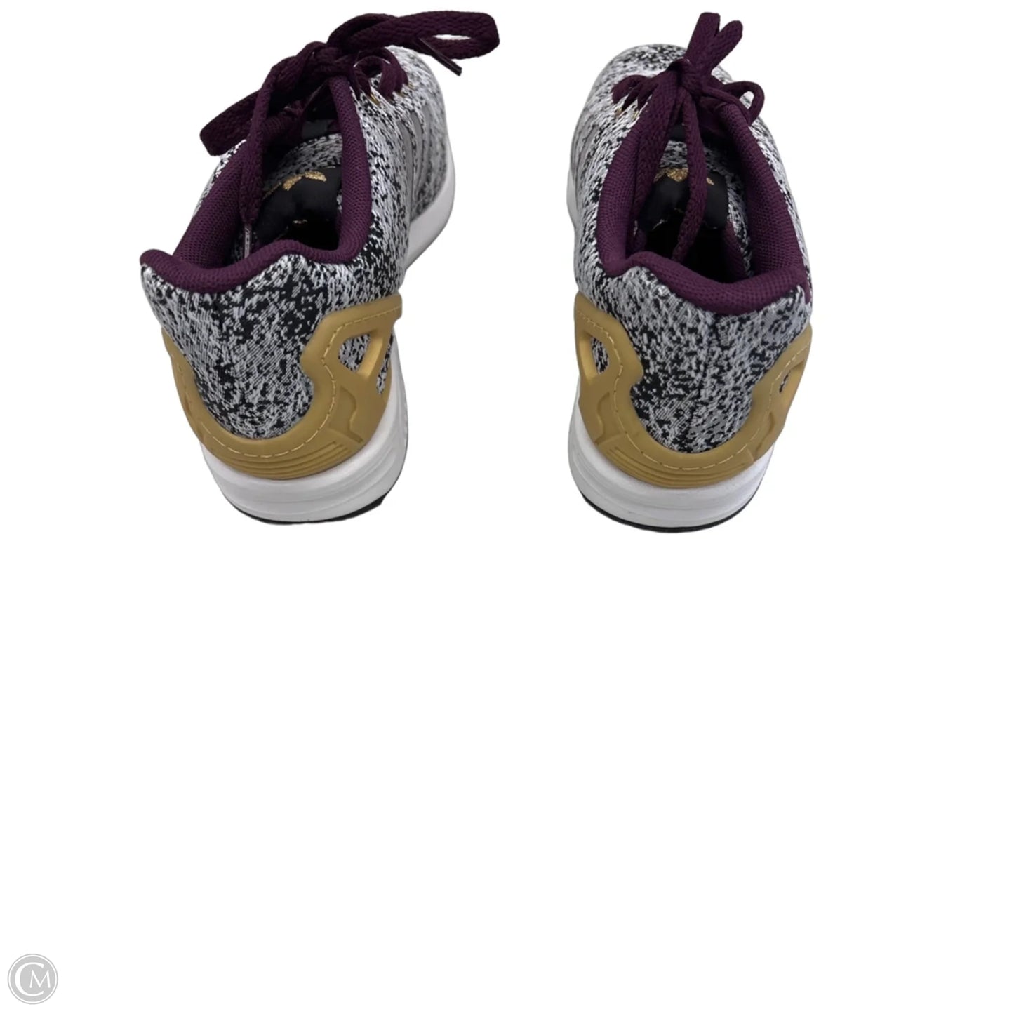 Shoes Sneakers By Adidas In Grey & Purple, Size: 6