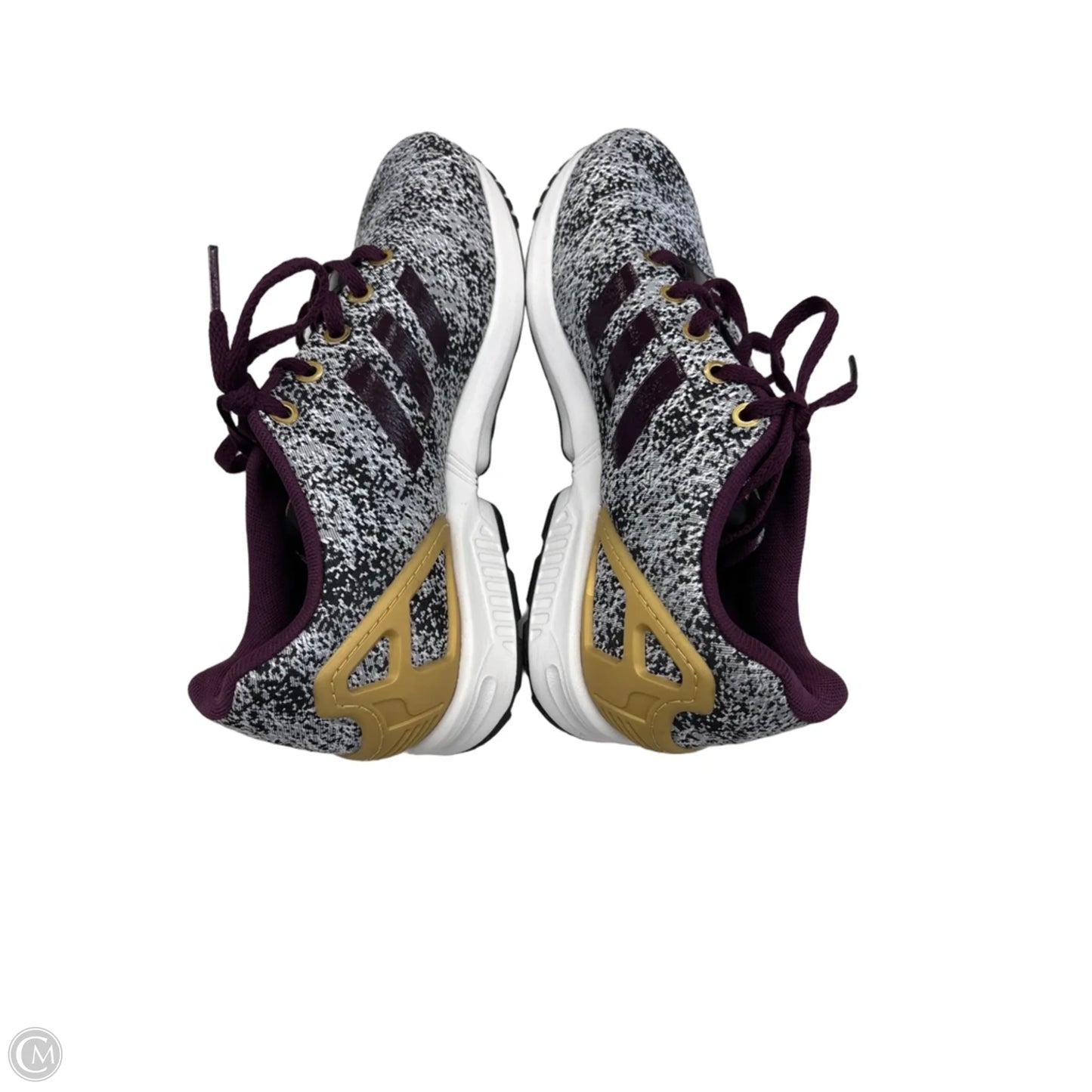 Shoes Sneakers By Adidas In Grey & Purple, Size: 6