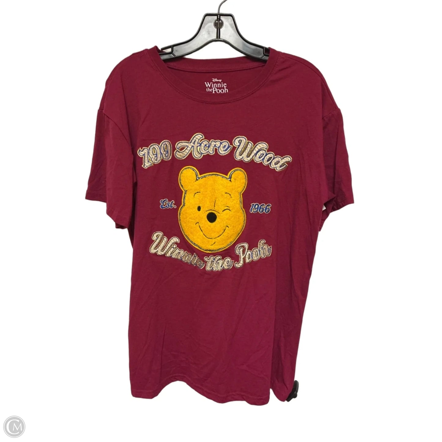 Top Short Sleeve By Disney In Red, Size: L
