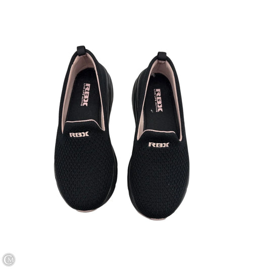Shoes Flats By Rbx In Black & Pink, Size: 7.5