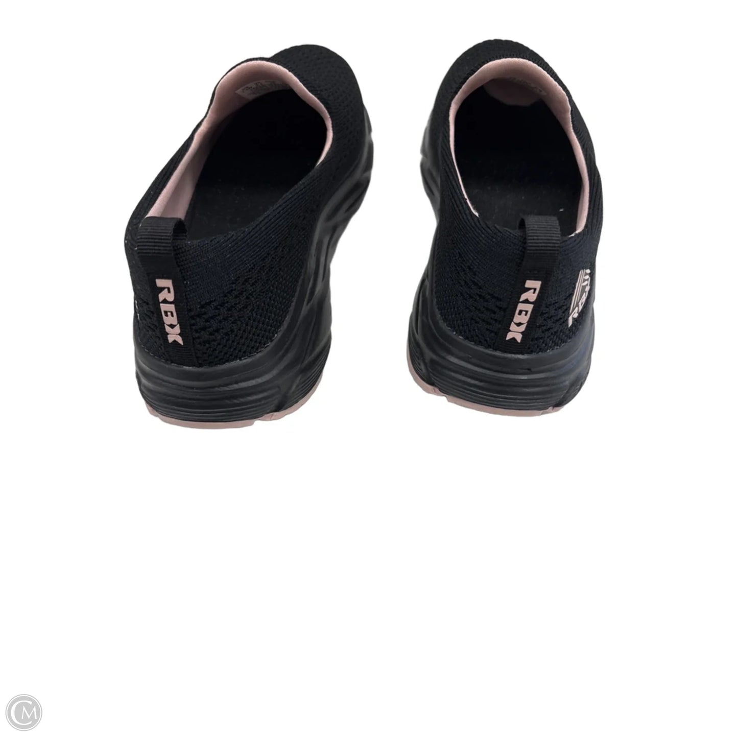 Shoes Flats By Rbx In Black & Pink, Size: 7.5