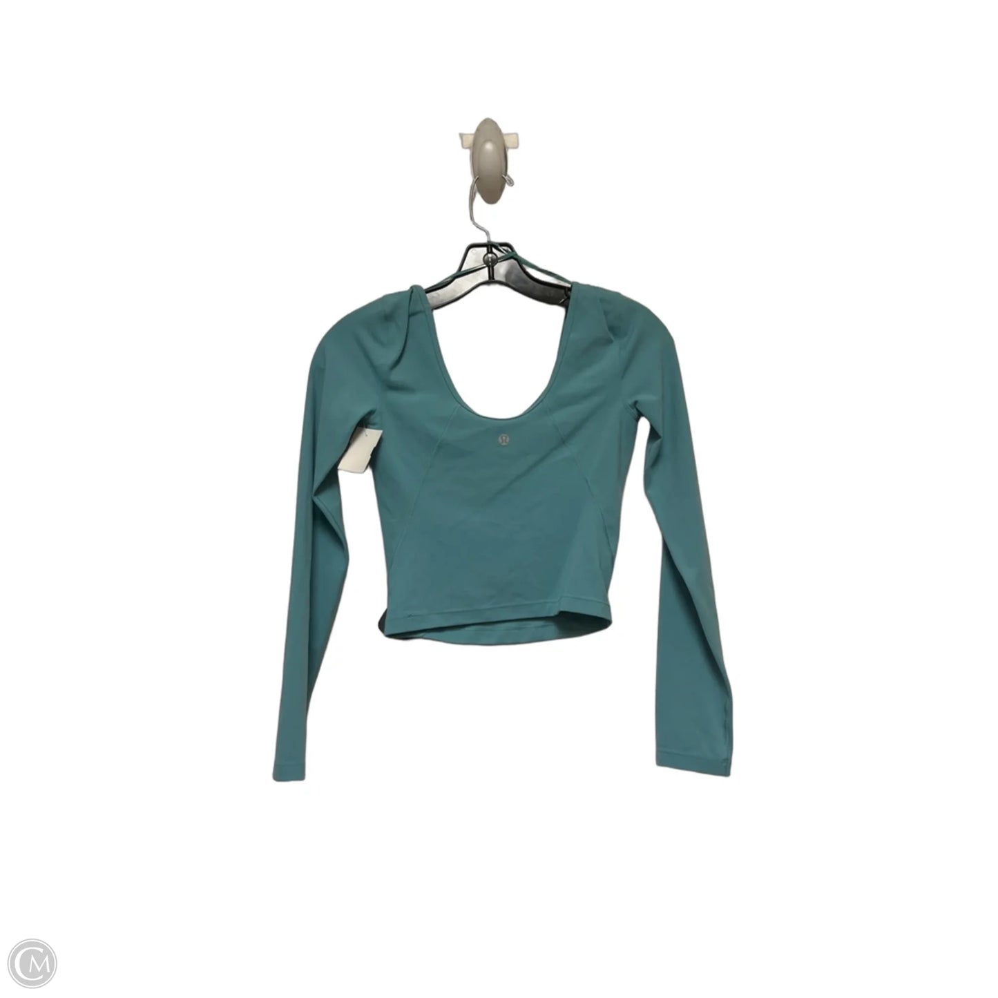 Athletic Top Long Sleeve Crewneck By Lululemon In Blue, Size: 2