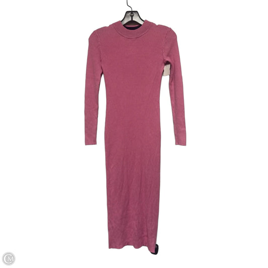 Dress Casual Midi By J. Crew In Pink, Size: Xxs