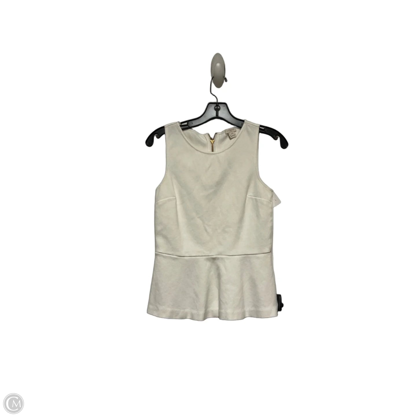 Top Sleeveless By J. Crew In White, Size: Xxs