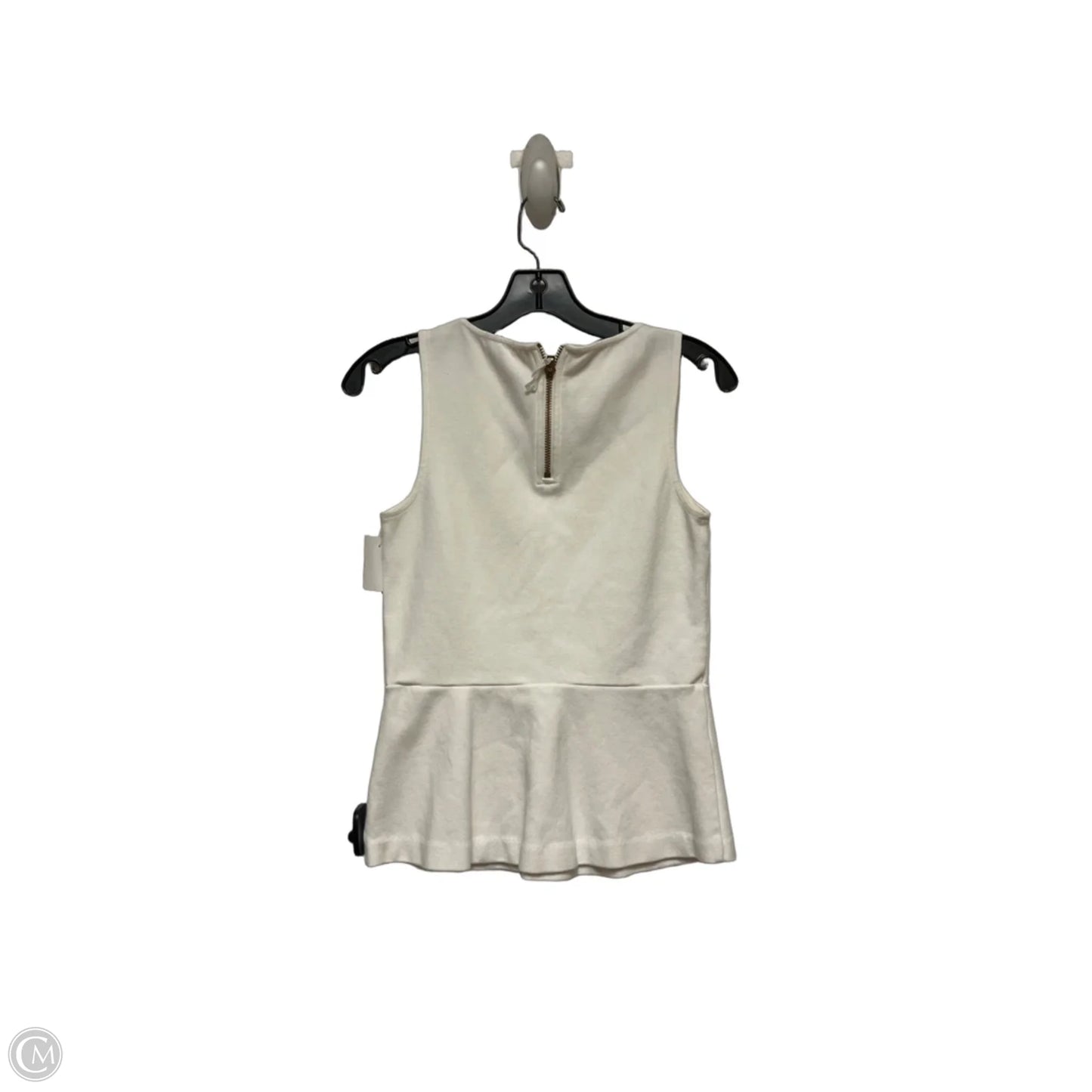 Top Sleeveless By J. Crew In White, Size: Xxs