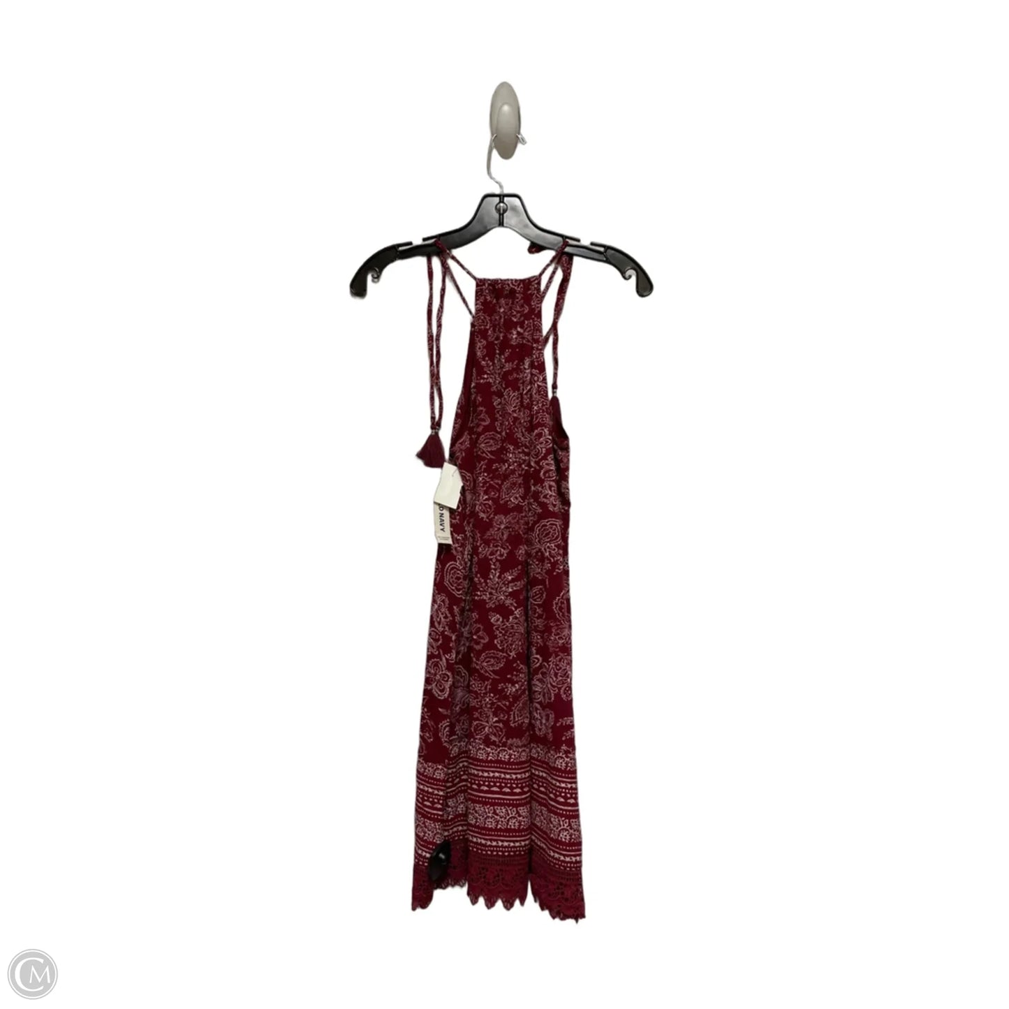 Dress Casual Short By Old Navy In Red & White, Size: S