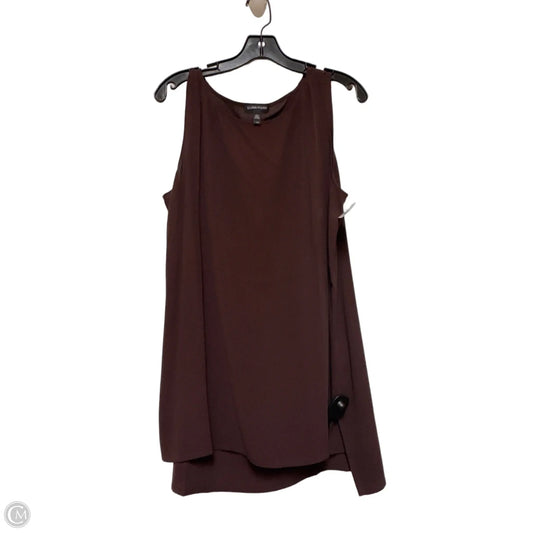 Top Sleeveless By Eileen Fisher In Purple, Size: L