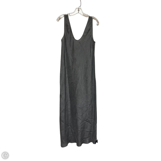 Dress Casual Midi By Zara In Grey, Size: M
