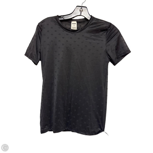 Top Short Sleeve By Pink In Black, Size: M
