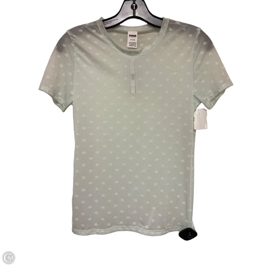 Top Short Sleeve By Pink In Green, Size: M