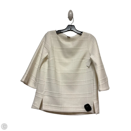 Top Short Sleeve By Chicos In White, Size: S