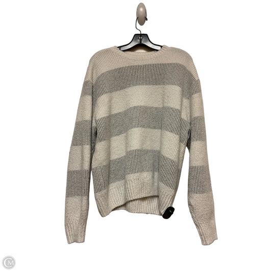 Sweater By Hollister In Grey & White, Size: Xs
