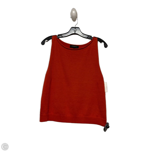 Top Sleeveless By Banana Republic In Orange, Size: M