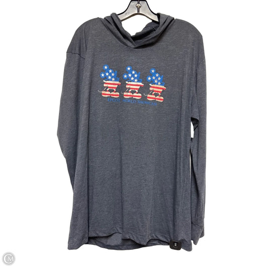Top Long Sleeve By Disney Store In Blue, Size: 2x