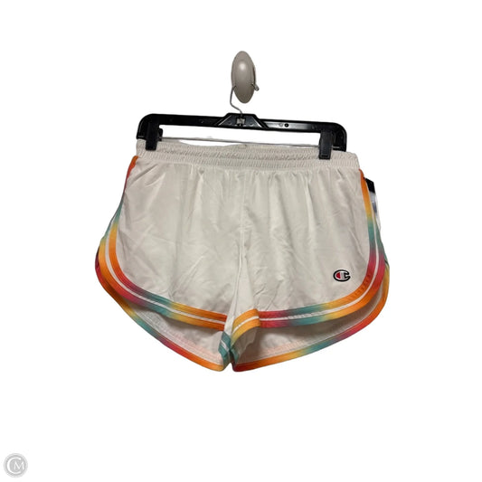 Athletic Shorts By Champion In White, Size: M